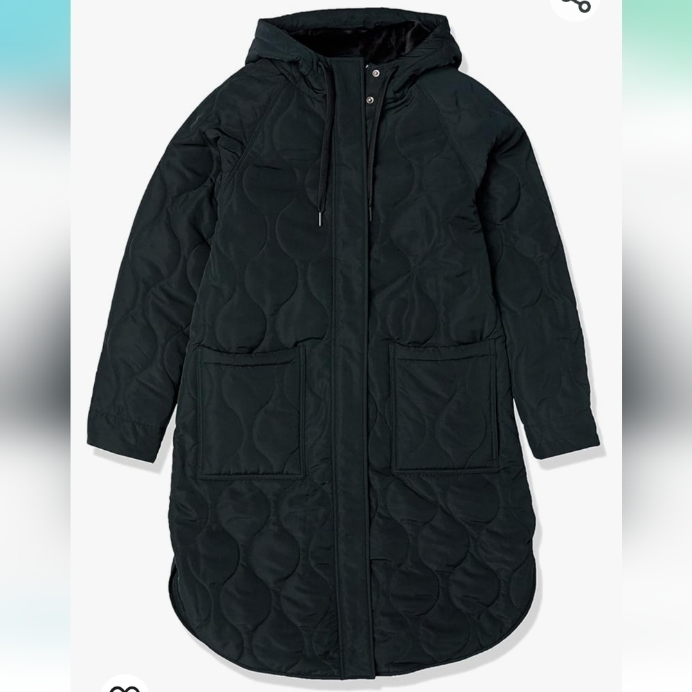 NWT AE MidLength Hooded Coat SzL - Picture 4 of 6